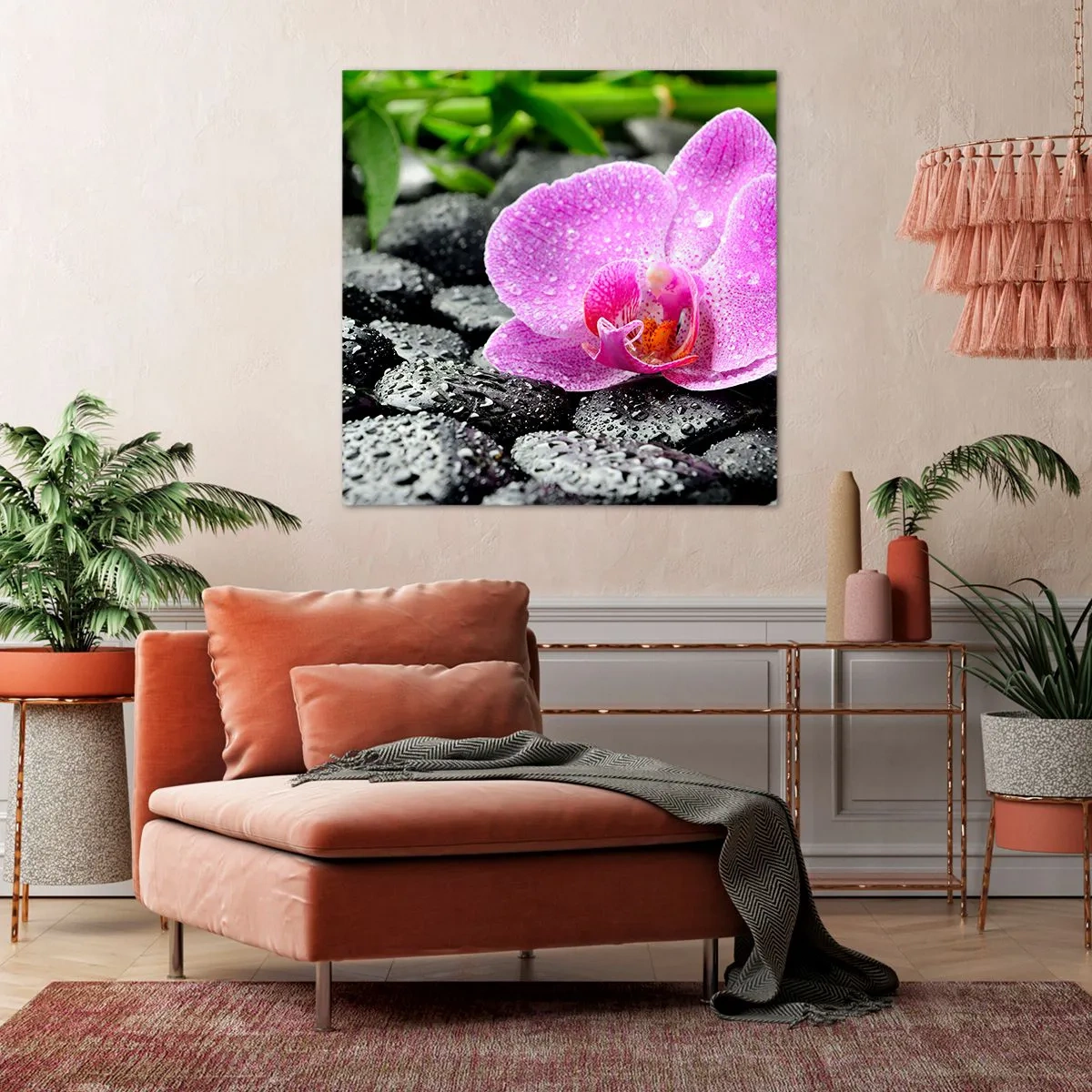 Bild auf Leinwand - Leinwandbild - Wie ein offenes Herz - 40x40 cm