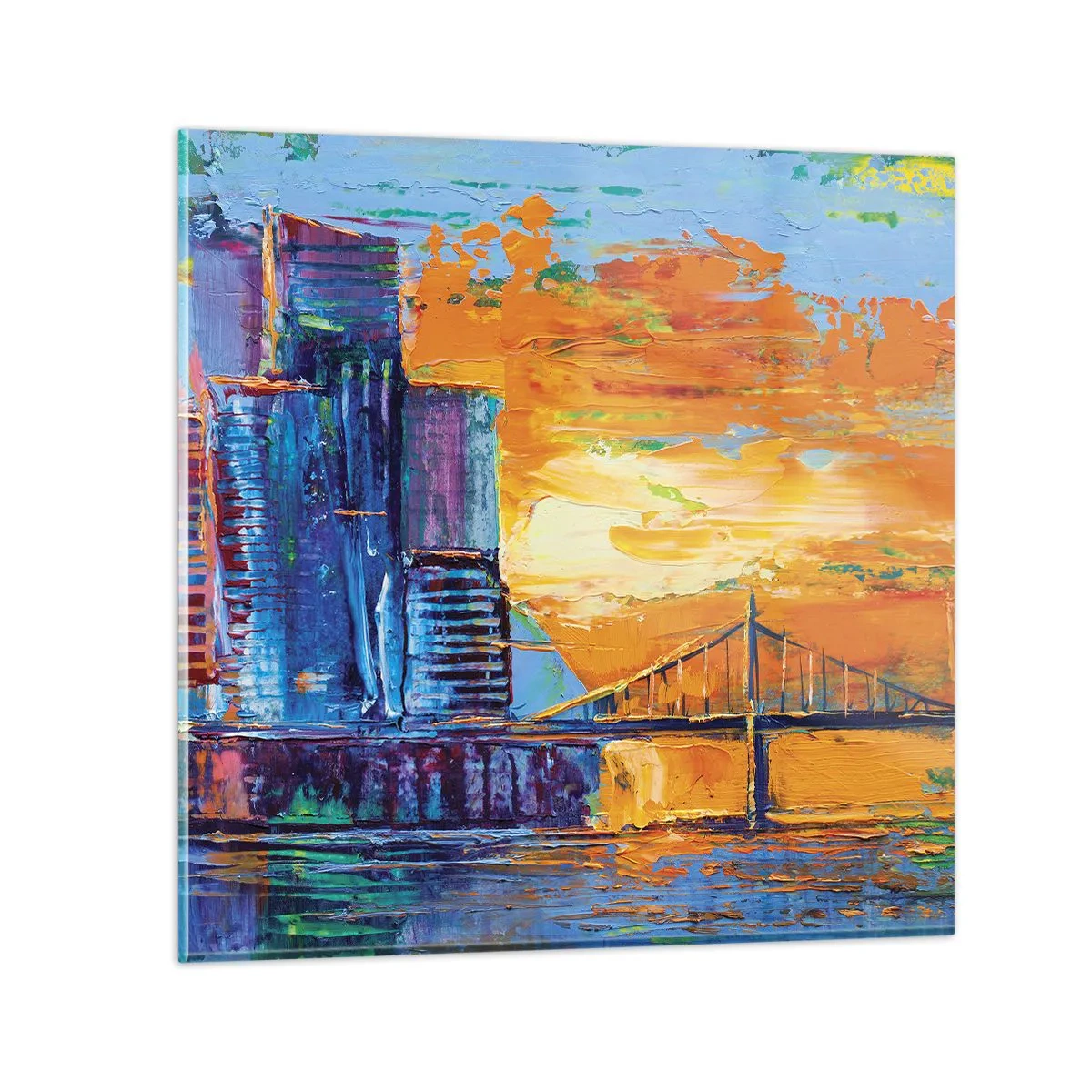 Glasbild - Bild auf glas - Kultur und Natur - 40x40 cm