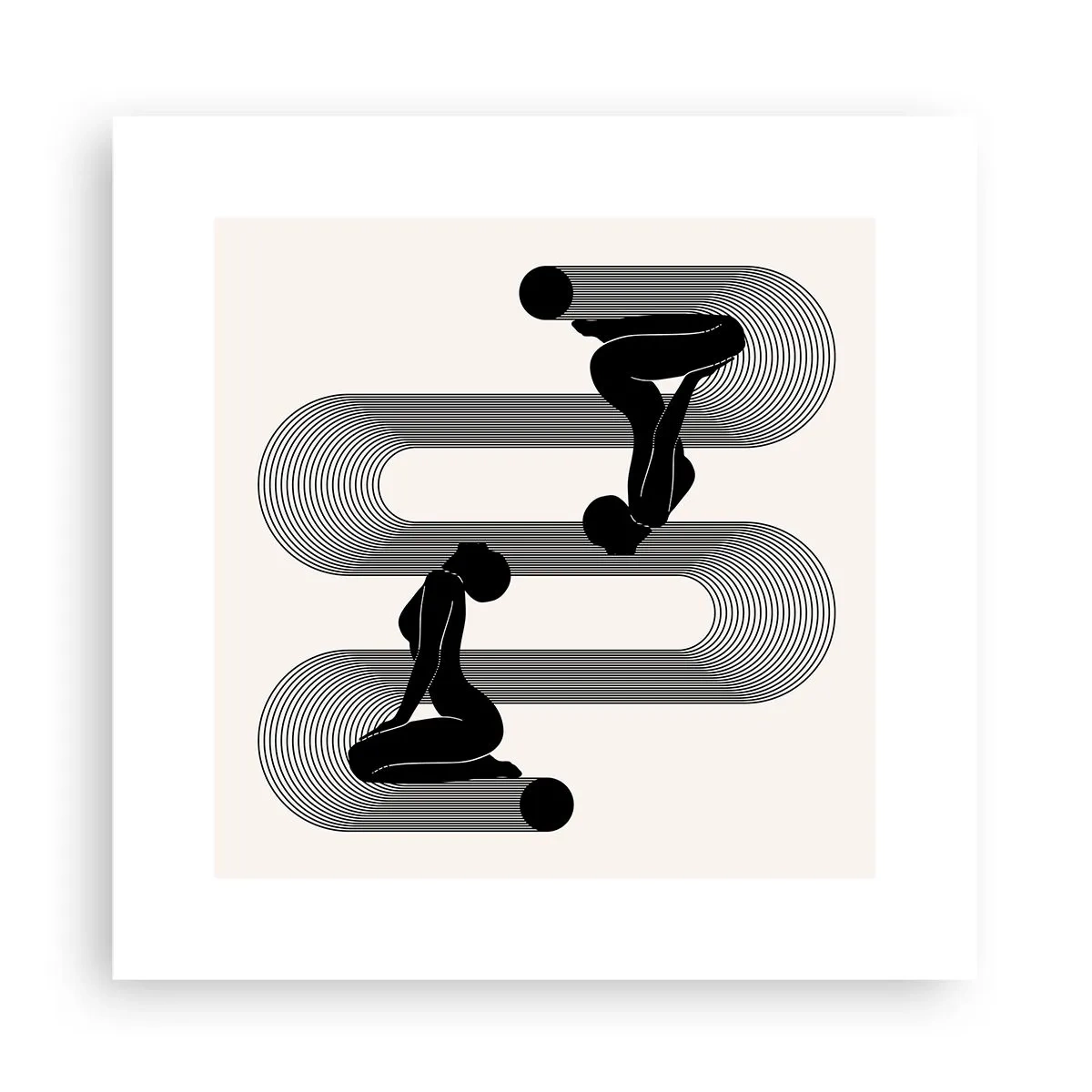 Poster - Sinnliche Symmetrie - 30x30 cm
