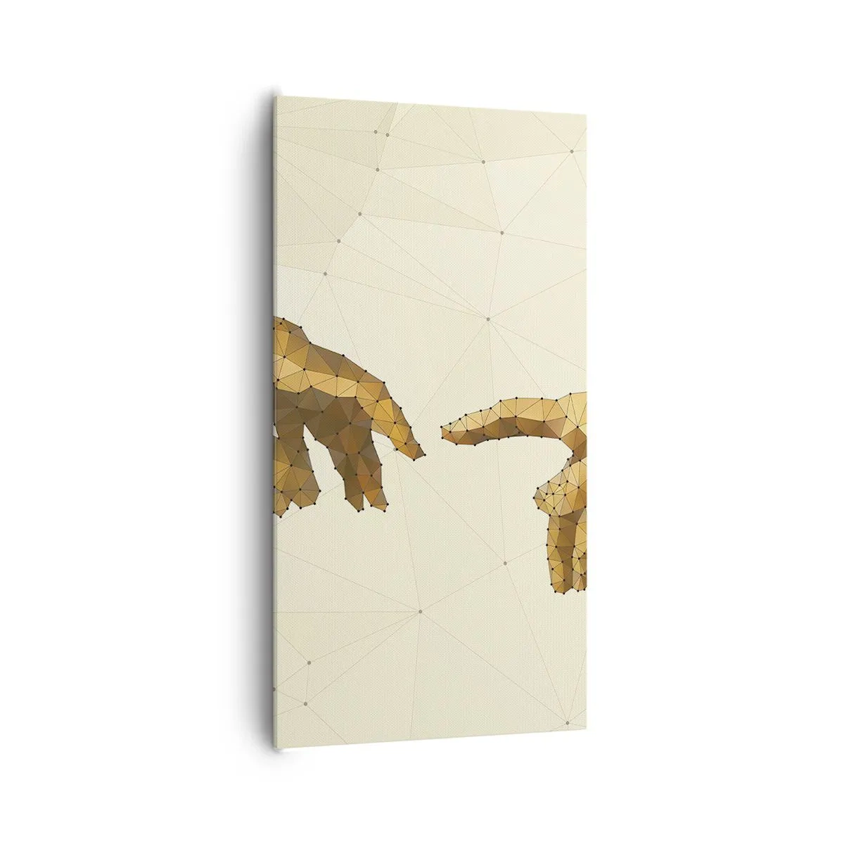 Bild auf Leinwand - Leinwandbild - Göttliche Geometrie - 65x120 cm