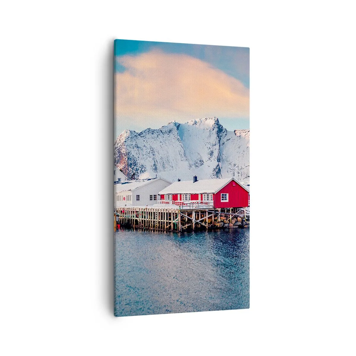 Bild auf Leinwand - Leinwandbild - Nördlicher Rückzug - 55x100 cm