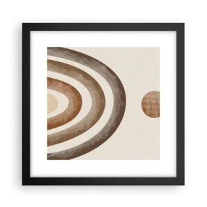 Poster in einem schwarzem Rahmen - In einer weit entfernten Galaxie - 30x30 cm