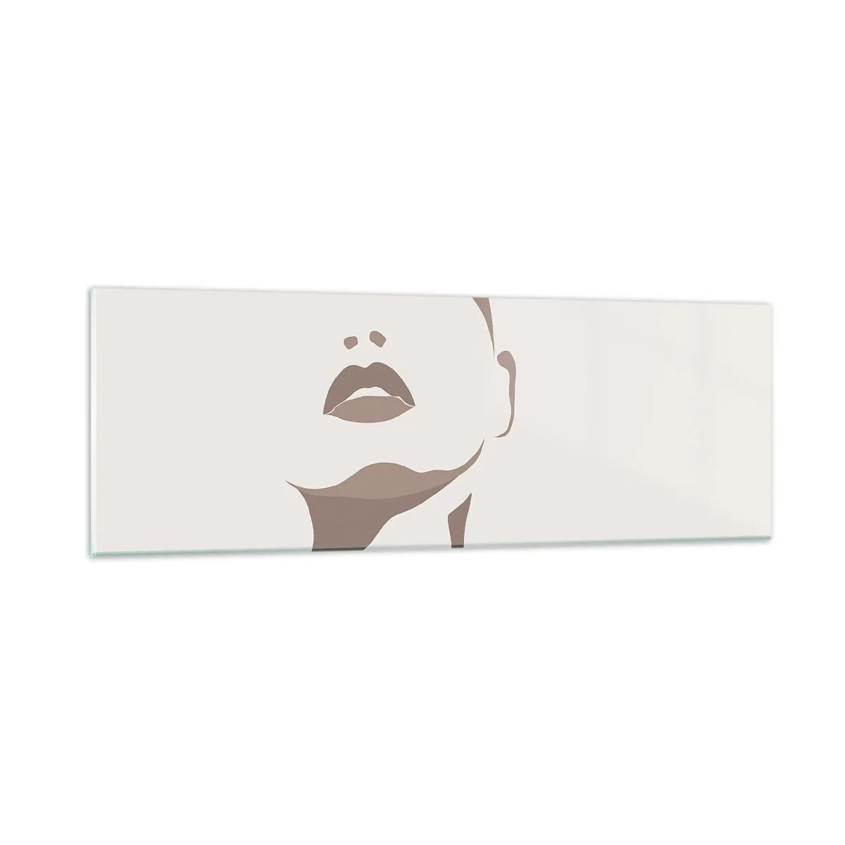 Glasbild - Bild auf glas - Aus Licht und Schatten - 90x30 cm
