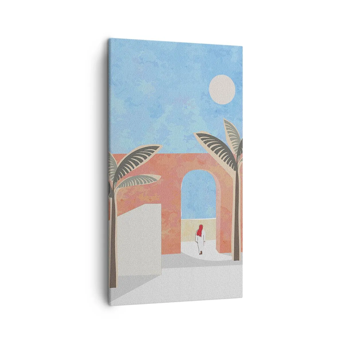 Bild auf Leinwand - Leinwandbild - Arabischer Tag - 45x80 cm