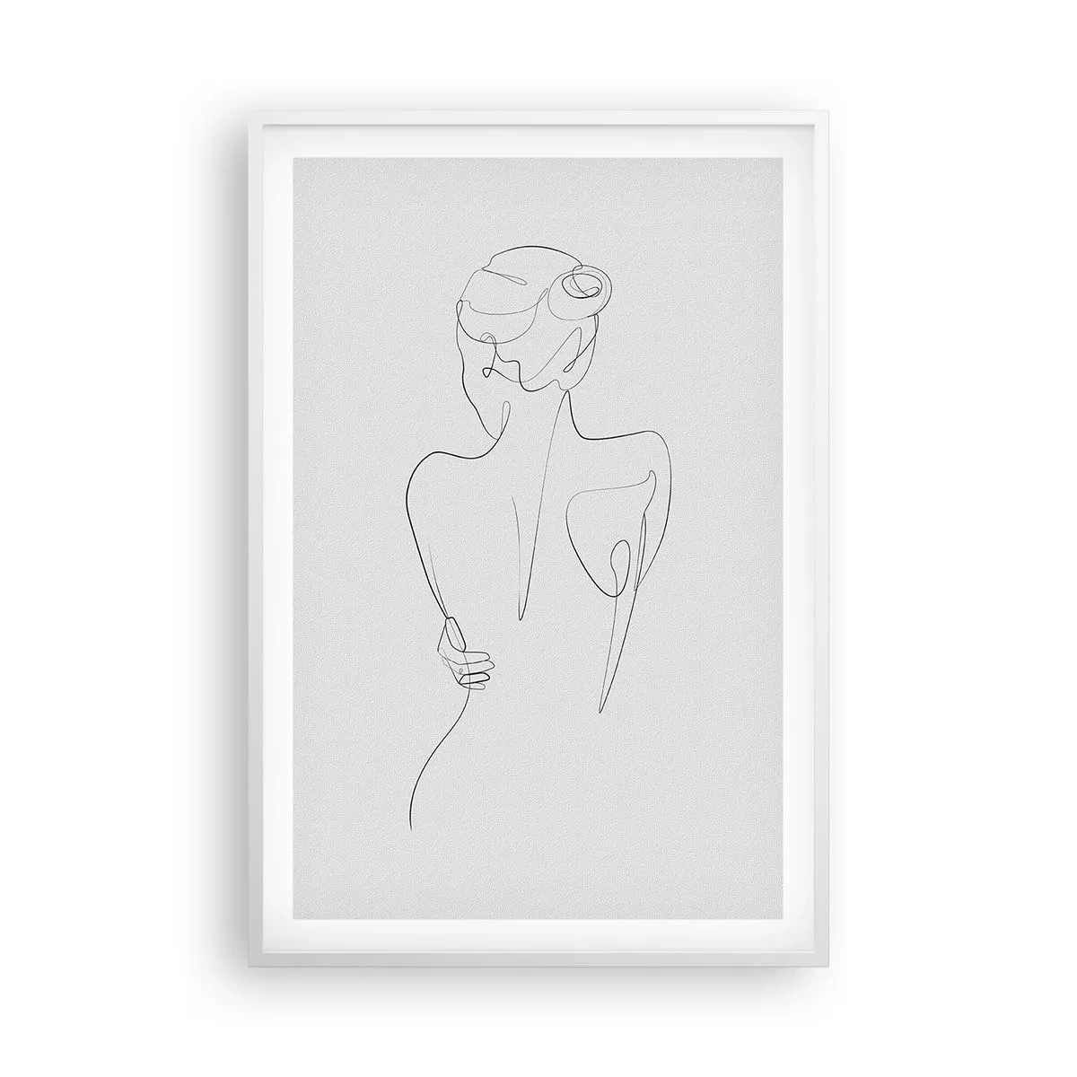 Poster in einem weißen Rahmen - Körpermusik - 61x91 cm