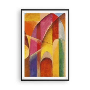Poster in einem schwarzem Rahmen - Kathedrale der Sonne - 61x91 cm