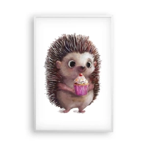 Poster in einem weißen Rahmen - Der Feiertag ist jeden Tag - 61x91 cm