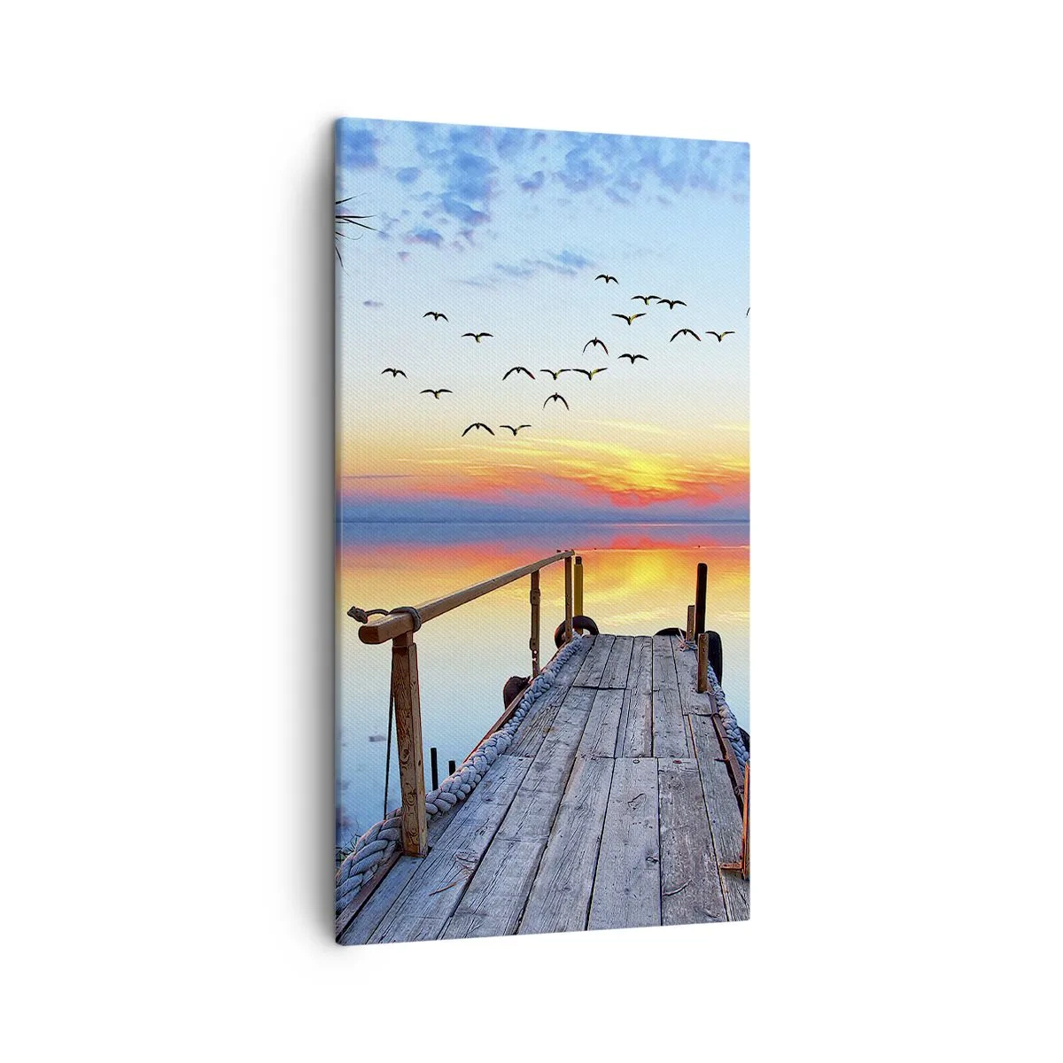 Bild auf Leinwand - Leinwandbild - Es ist Zeit, zurückzukehren ... - 45x80 cm