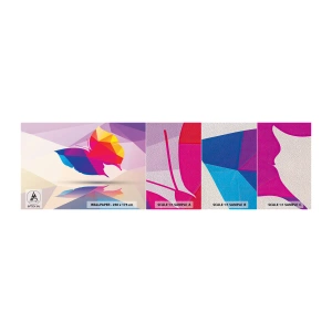 Fototapeten Muster Premium Sand - Regenbogenschmetterling - Insekten, Schmetterling, Geometrische Figur - 100x30 cm