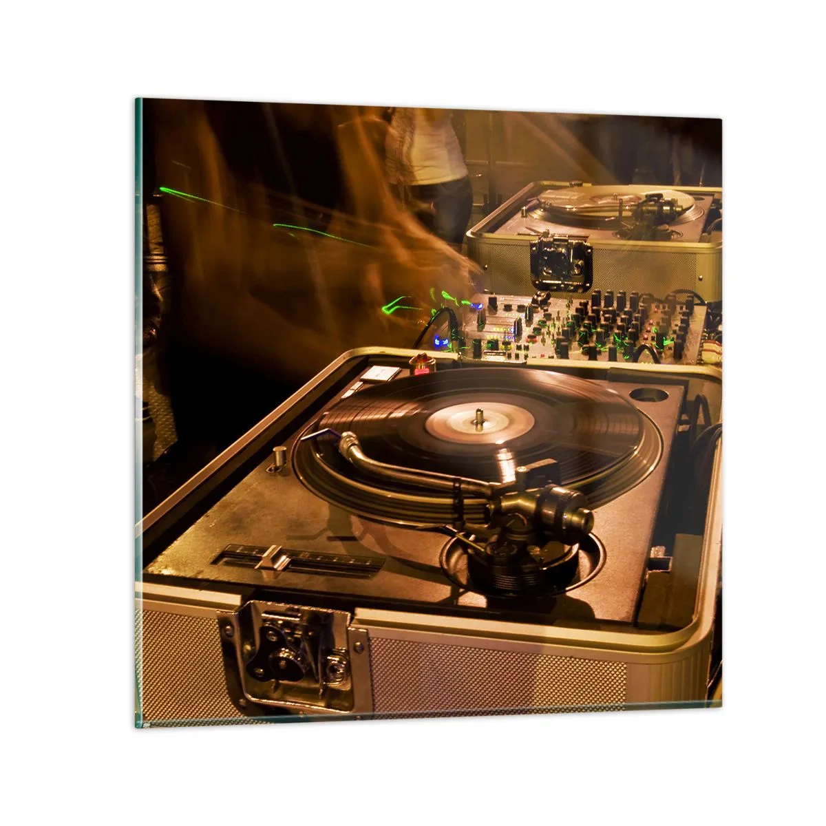 Glasbild - Bild auf glas - Kannst du die Kraft spüren? - 70x70 cm