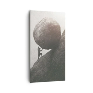 Bild auf Leinwand - Leinwandbild - Ich glaube wider alle Hoffnung - 55x100 cm