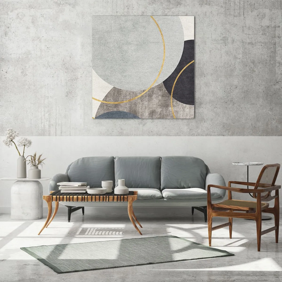 Glasbild - Bild auf glas - Rad für Rad - 50x50 cm