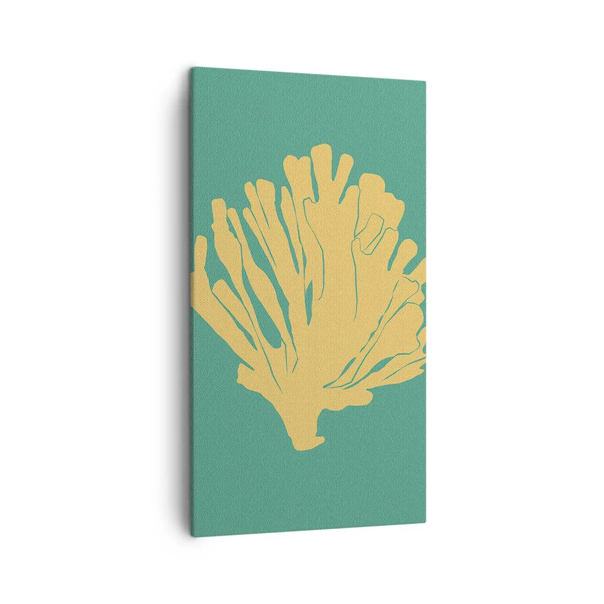 Bild auf Leinwand - Leinwandbild - Unterwasserwaldbusch - 45x80 cm