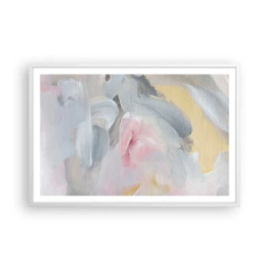 Poster in einem weißen Rahmen - In einer Pastellwelt - 91x61 cm