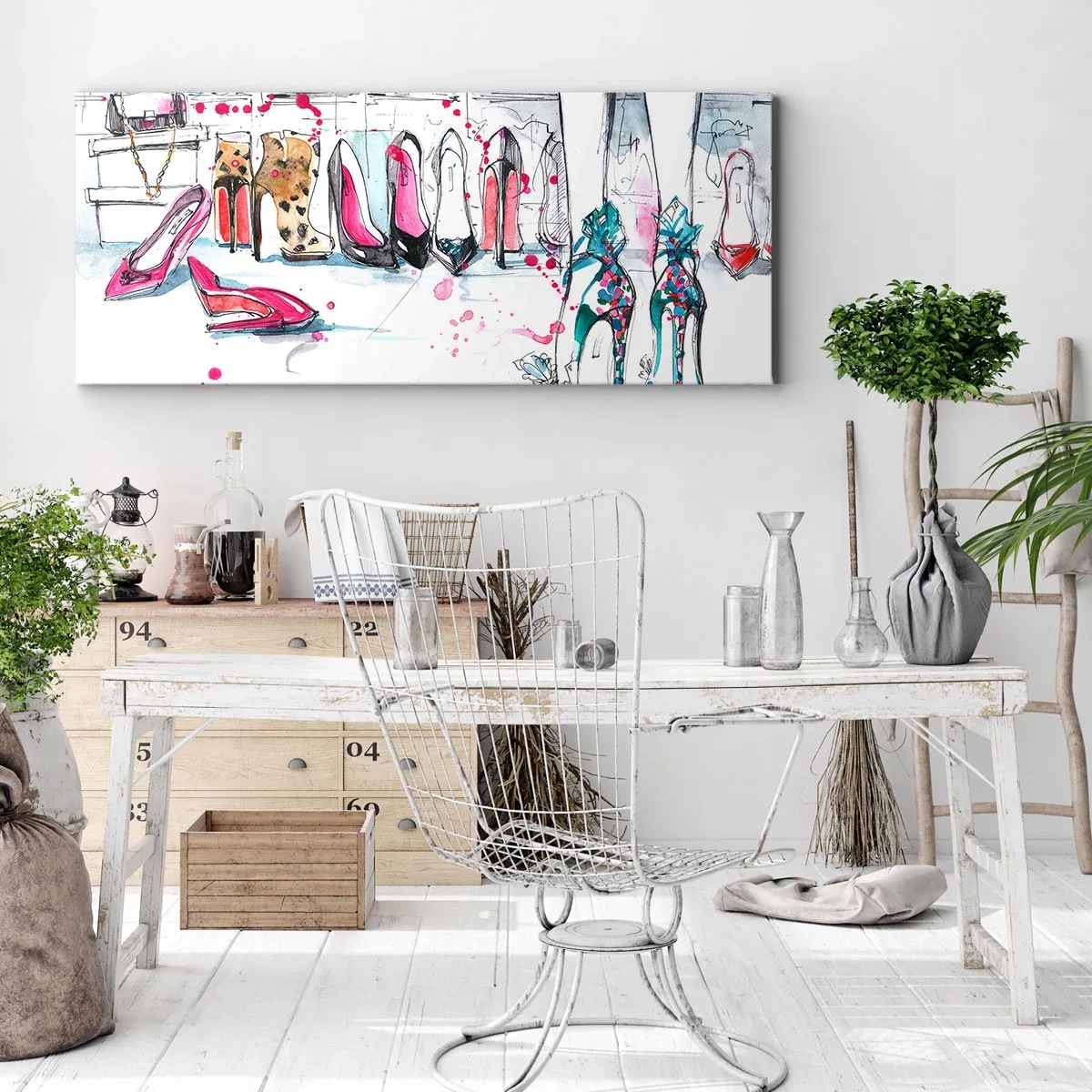 Bild auf Leinwand - Leinwandbild - Sesam, mach auf - 90x30 cm