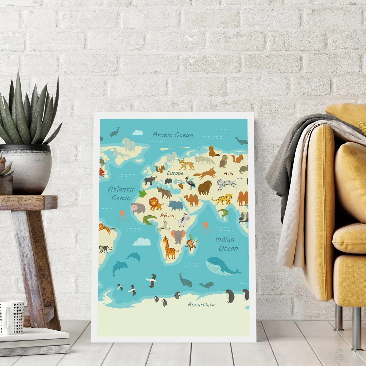 Poster - Gute Nachbarn - 40x50 cm