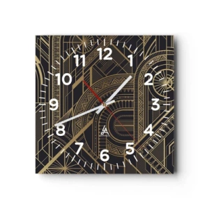 Wanduhr - Glasuhr - Konzepte, Ideen, Pläne - 30x30 cm