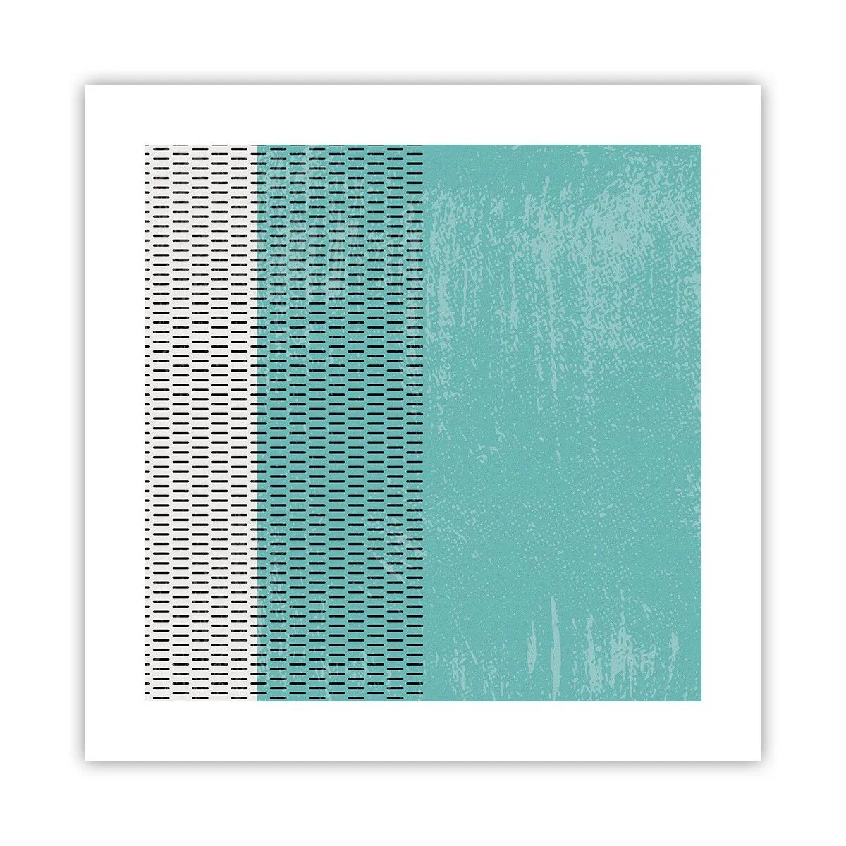 Poster - Eine ausgewogene Komposition - 40x40 cm