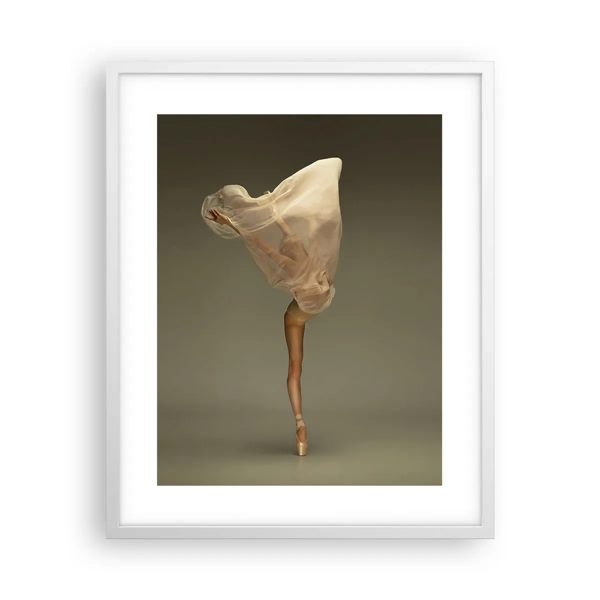 Poster in einem weißen Rahmen - Es wird bald auffliegen - 40x50 cm