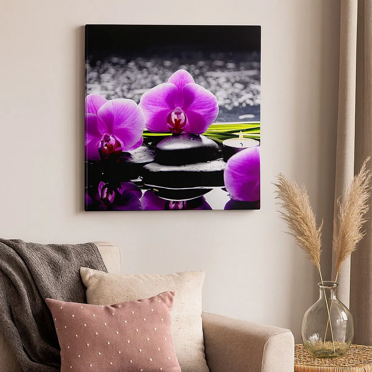 Bild auf Leinwand - Leinwandbild - In Ruhe ertrinken - 30x30 cm