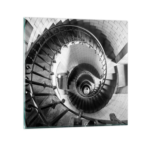 Glasbild - Bild auf glas - Höher und höher - 30x30 cm