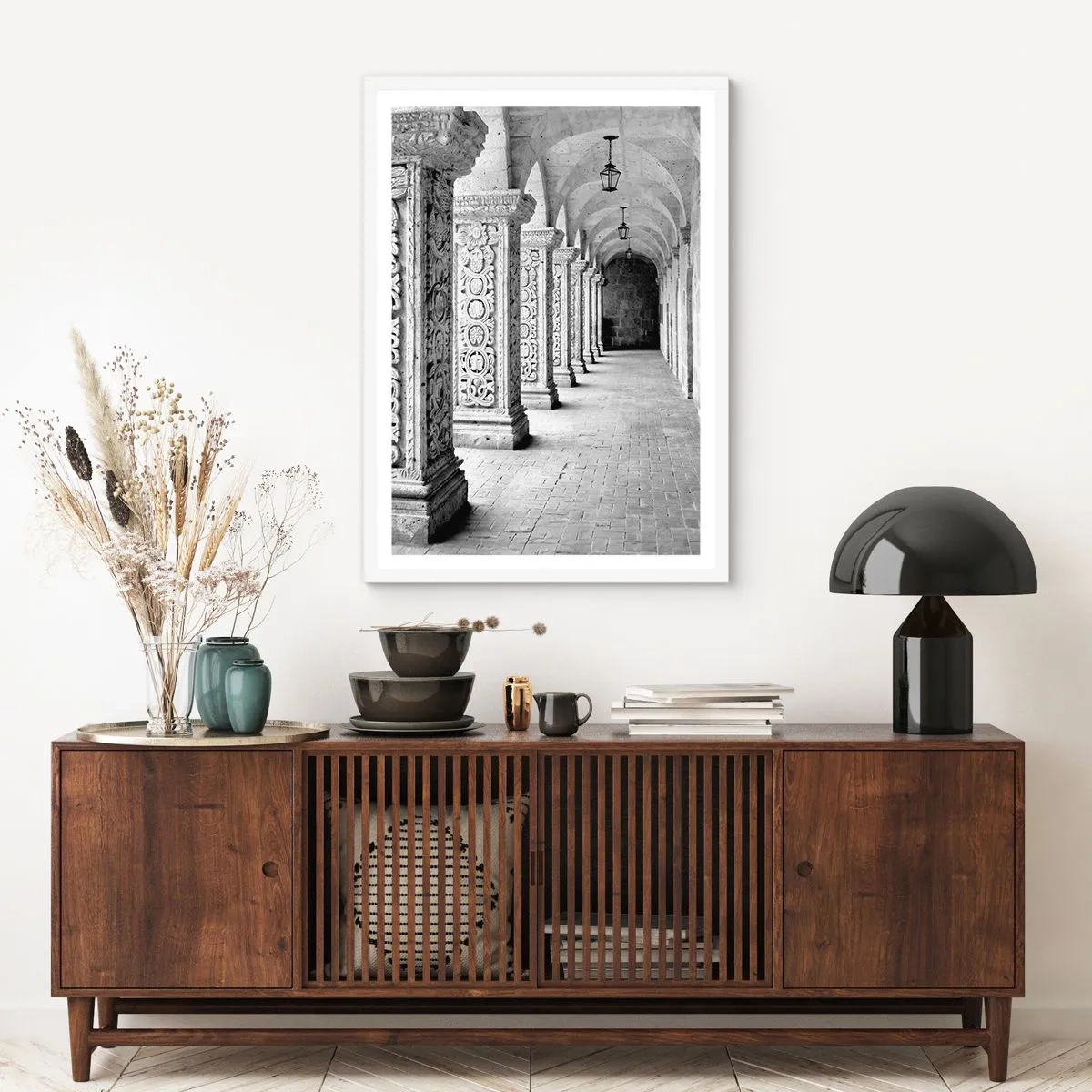 Poster in einem weißen Rahmen - Und wo geht’s hin...? - 30x40 cm