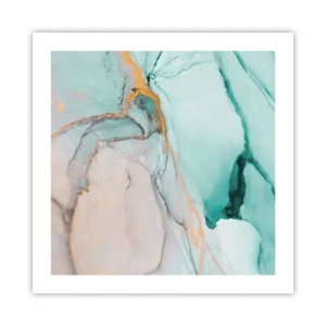 Poster - Ein Tanz der Formen und Farben - 50x50 cm