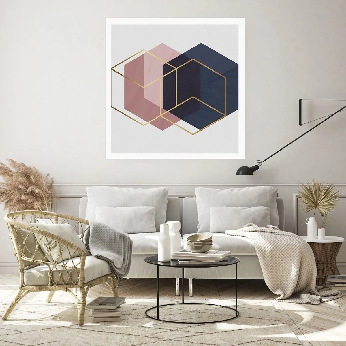 Poster - Die Kraft der Einfachheit - 60x60 cm