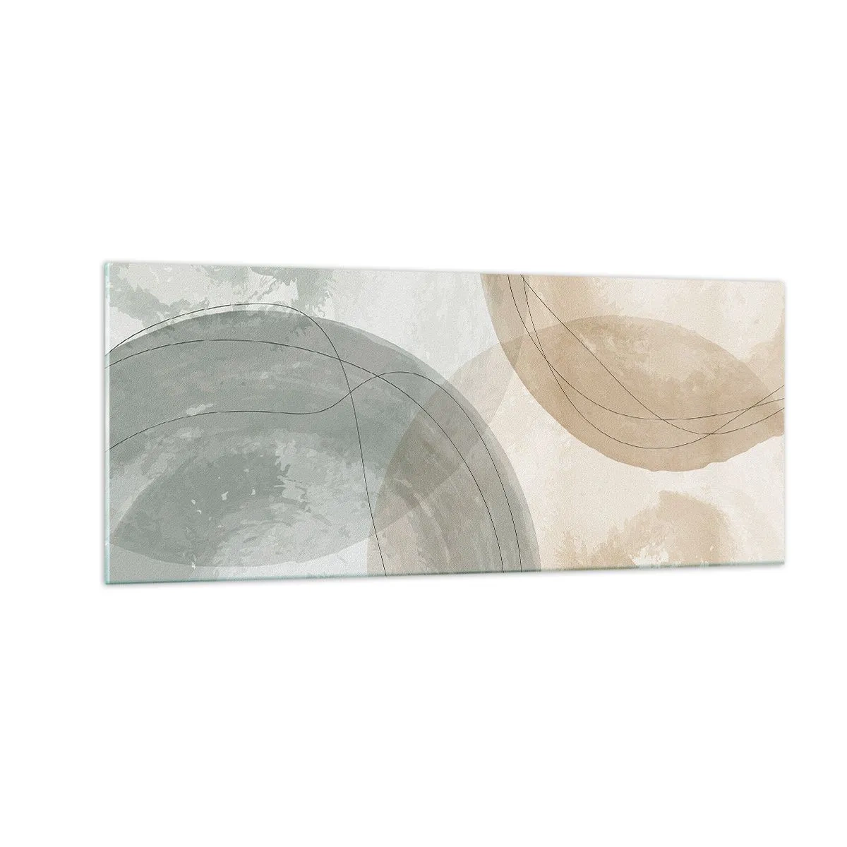 Glasbild - Bild auf glas - Welten durchdringen - 100x40 cm