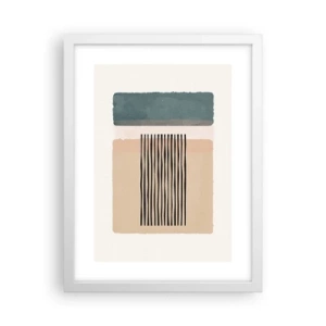 Poster in einem weißen Rahmen - Alles ist in Ordnung - 30x40 cm