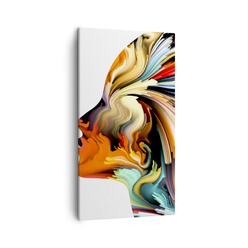 Bild auf Leinwand - Leinwandbild - Eine Explosion der Fantasie - 45x80 cm