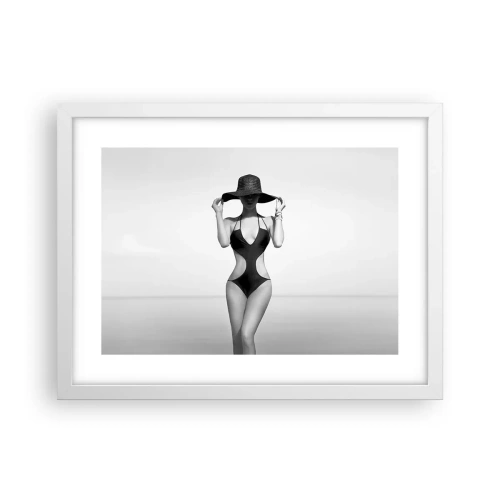 Poster in einem weißen Rahmen - Mein Name ist: Eleganz - 40x30 cm