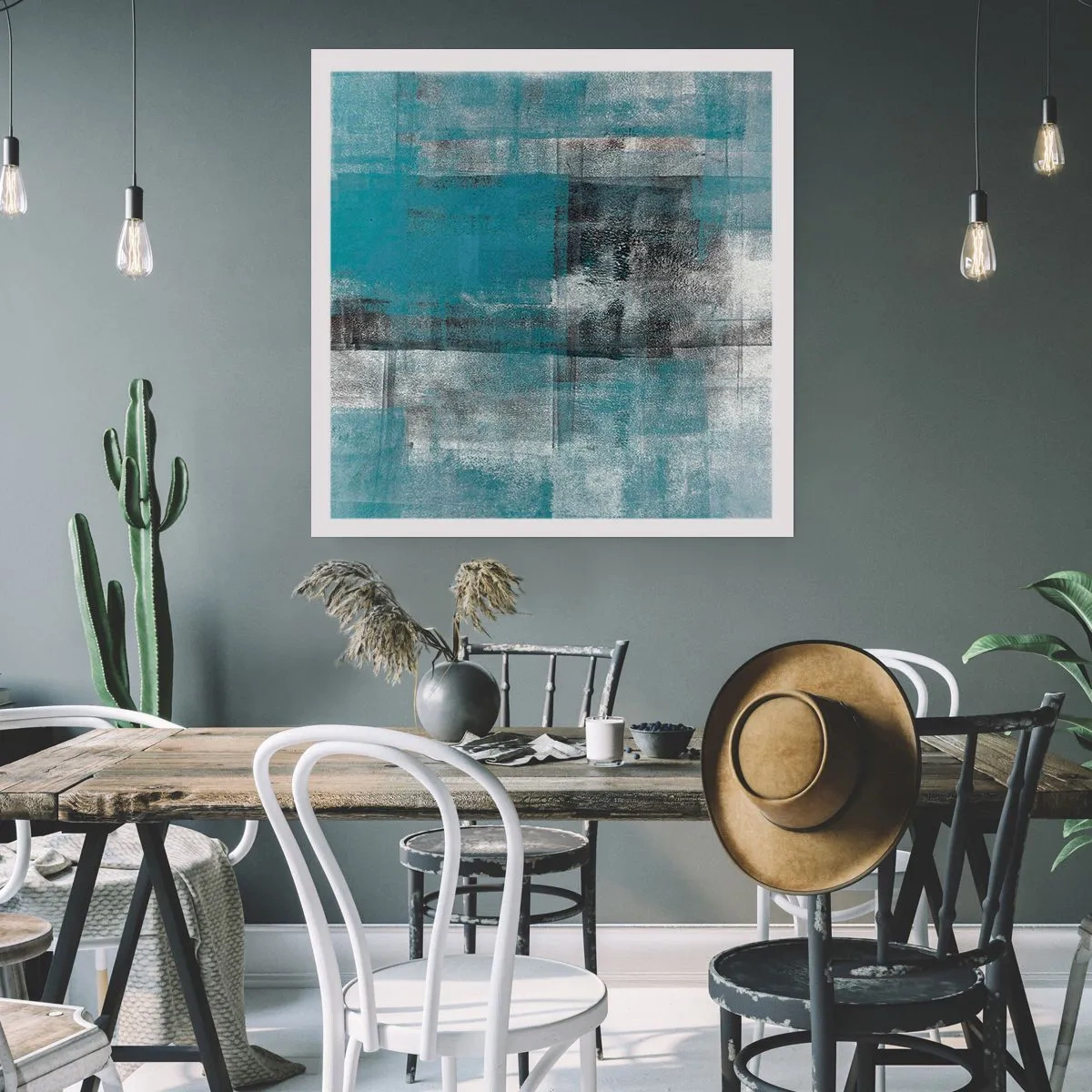Poster - Wasser und Luft - 30x30 cm