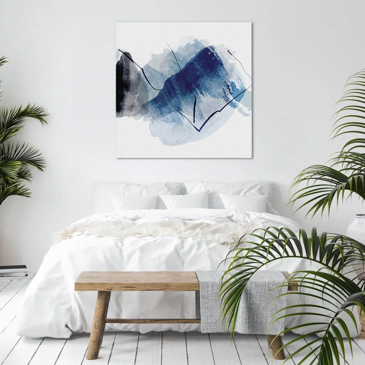 Bild auf Leinwand - Leinwandbild - Eisberg - 50x50 cm