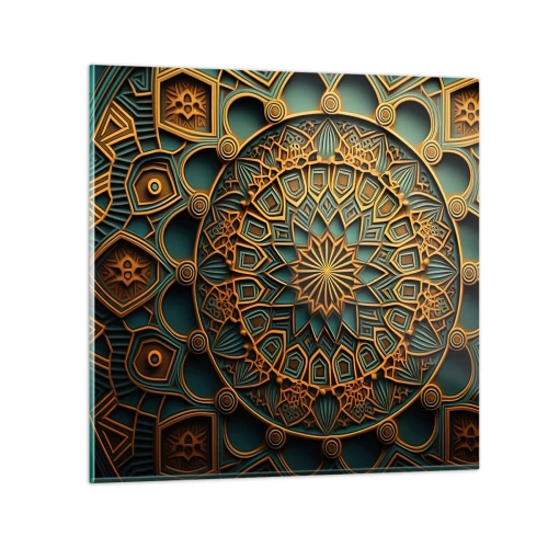Glasbild - Bild auf glas - In arabischer Atmosphäre - 60x60 cm