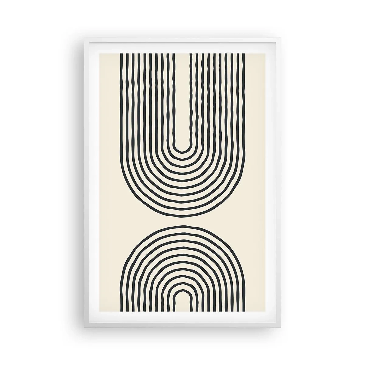 Poster in einem weißen Rahmen - In einem Moment ... - 61x91 cm