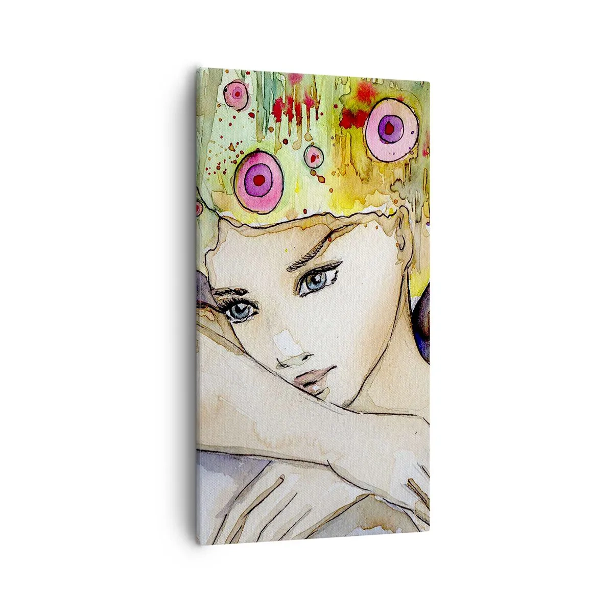 Bild auf Leinwand - Leinwandbild - Schmetterlingsprinzessin - 55x100 cm