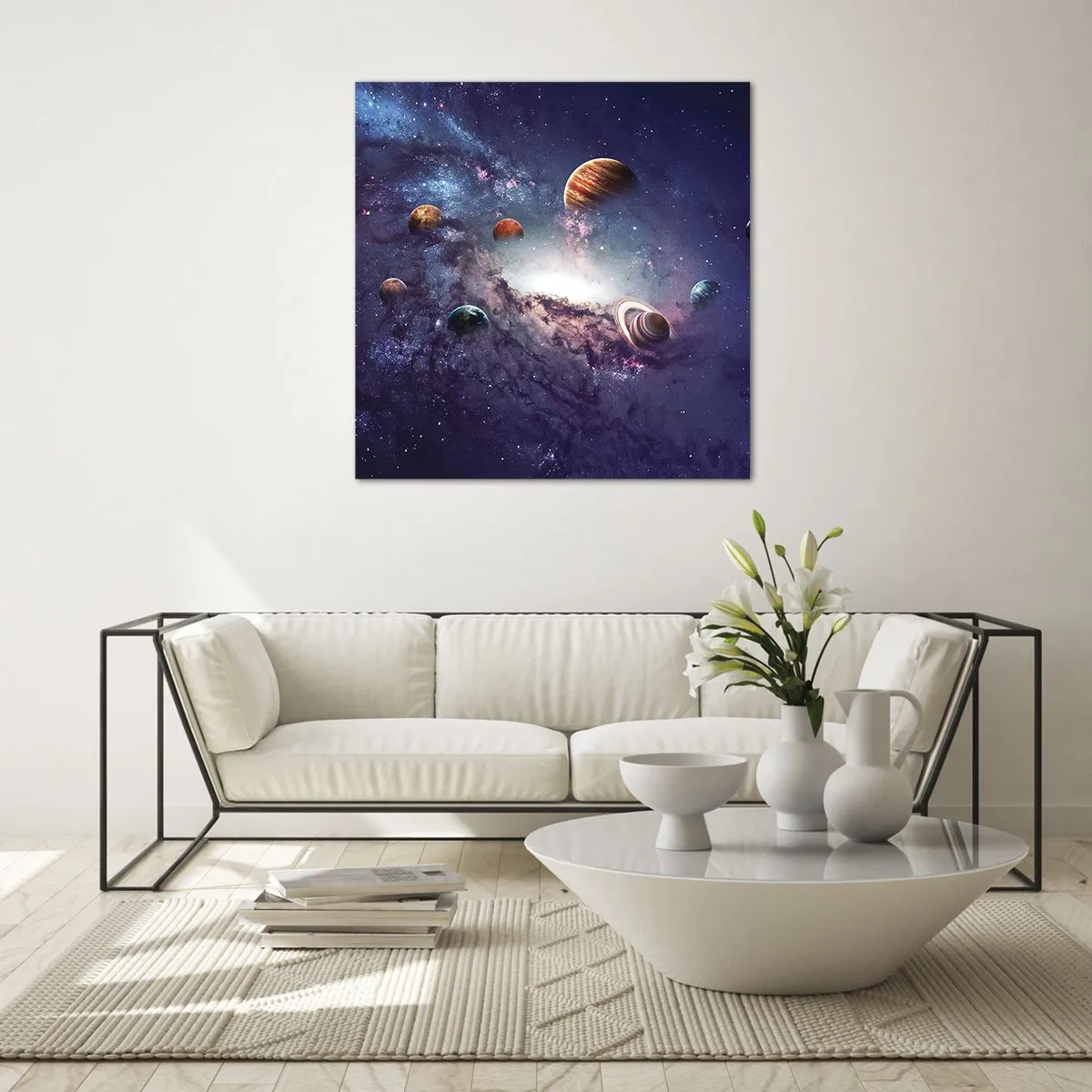 Glasbild - Bild auf glas - Solar-Tanz-System - 40x40 cm