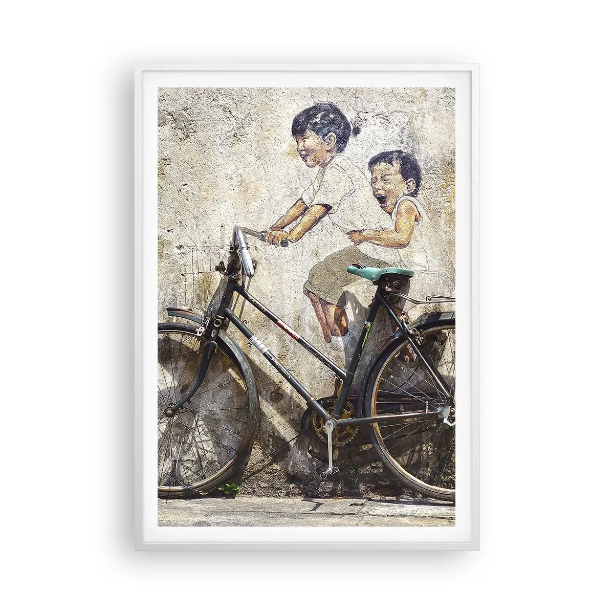 Poster in einem weißen Rahmen - Richtig oder falsch? - 70x100 cm