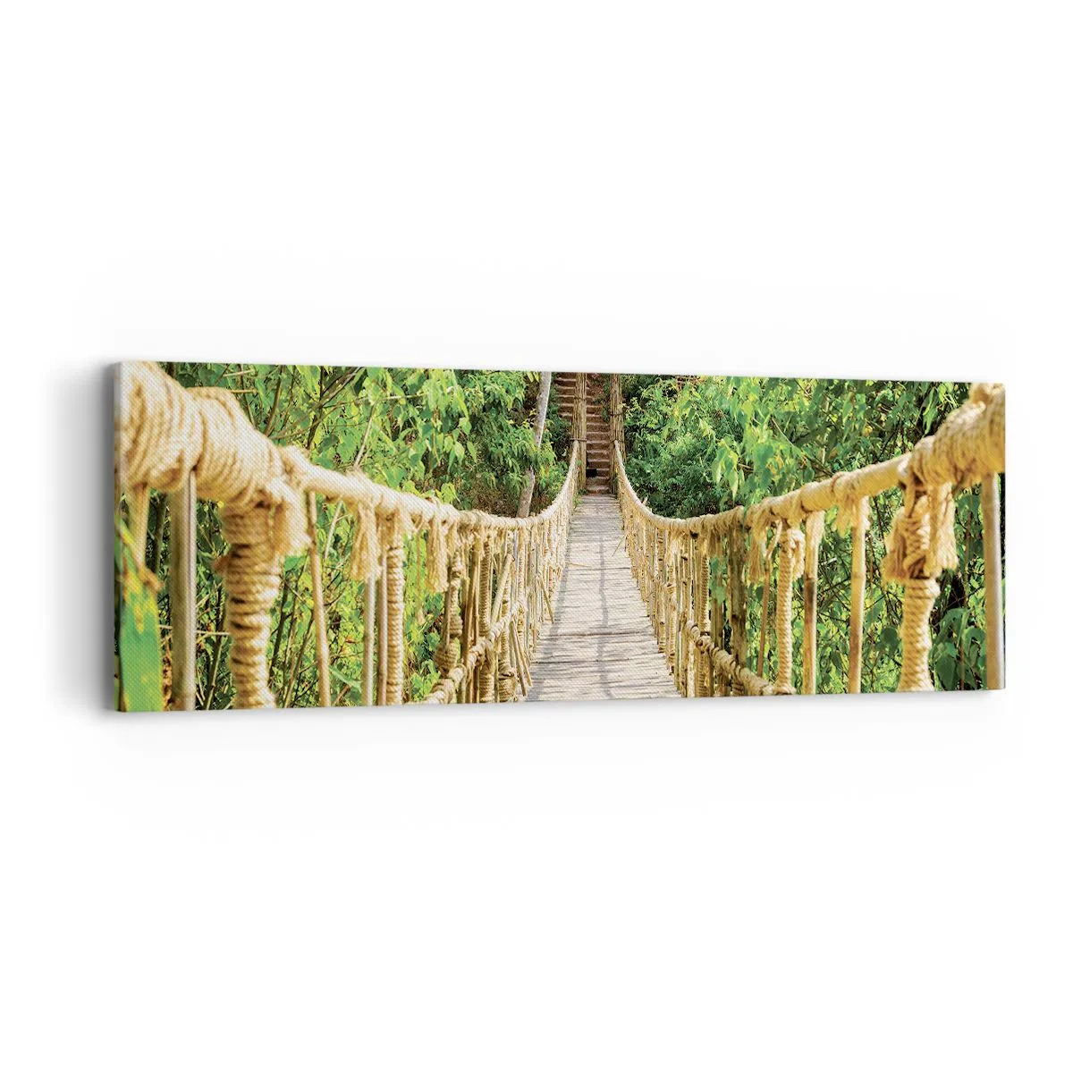 Bild auf Leinwand - Leinwandbild - Im Grünen ausgesetzt - 90x30 cm