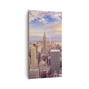 Bild auf Leinwand - Leinwandbild - Nur nach den Wolken greifen - 65x120 cm