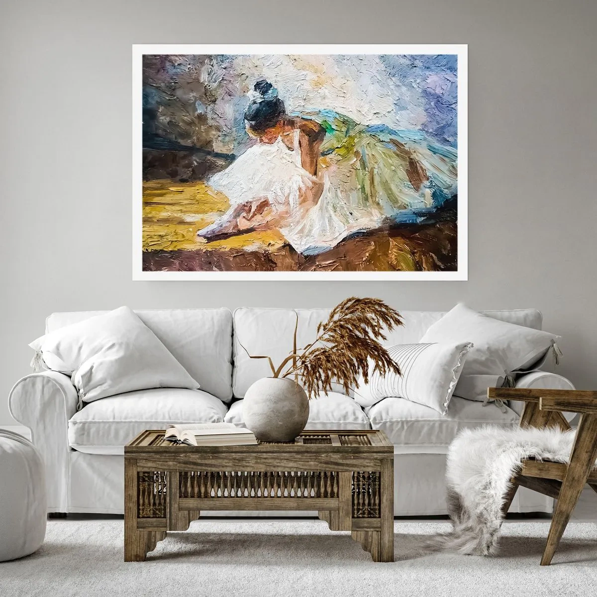 Poster - Aus einem Gemälde von Degas - 70x50 cm