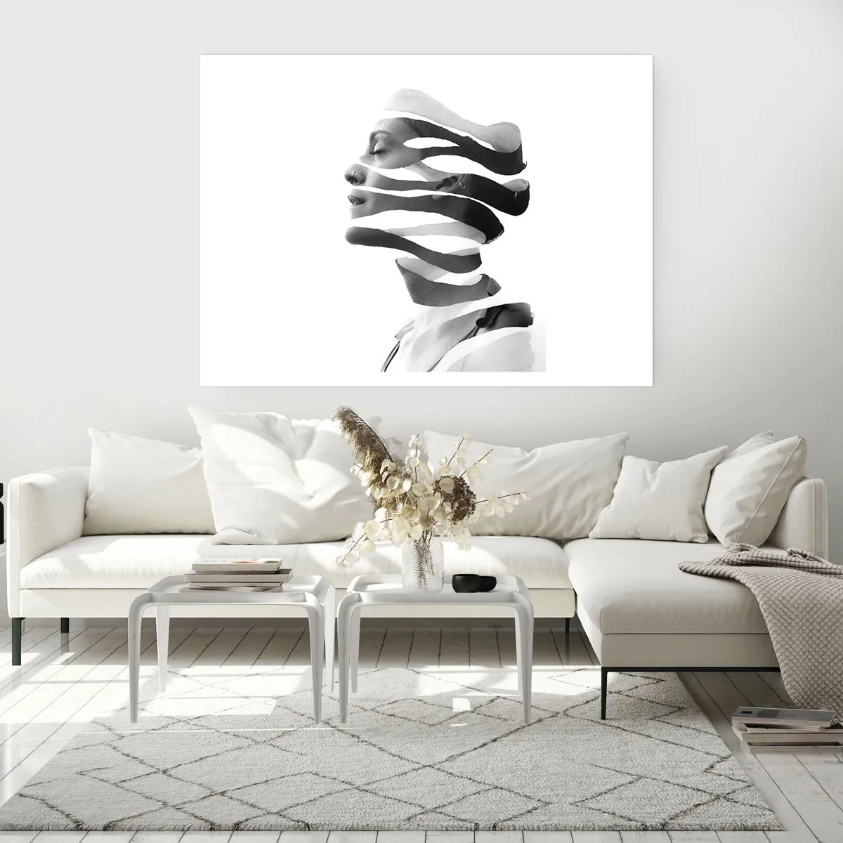 Poster - Surreales Porträt - 50x40 cm