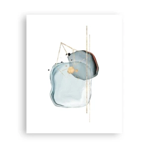 Poster - Eine Studie über Tropfen - 40x50 cm