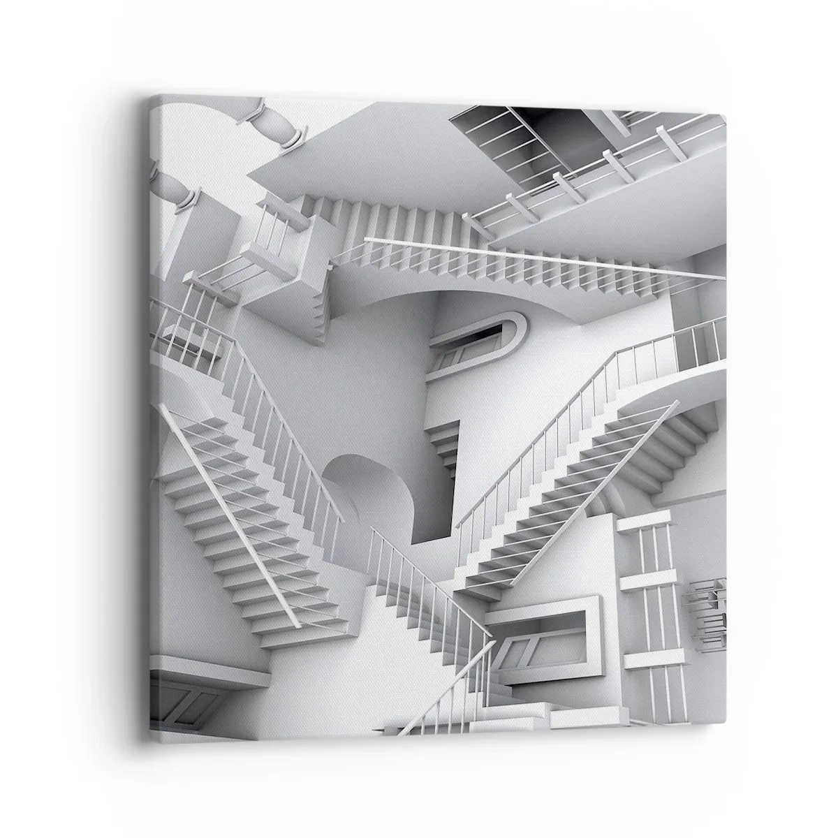 Bild auf Leinwand - Leinwandbild - Die Paradoxien des Weltraums - 40x40 cm