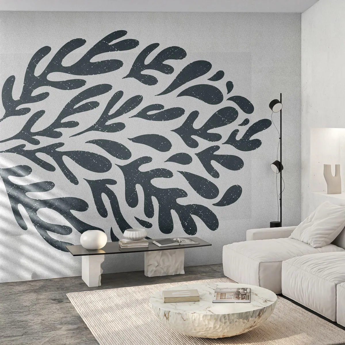 Fototapete Premium Canvas - Formen der Natur - Boho, Minimalistisch, Modern - 250x175 cm