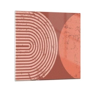 Glasbild - Bild auf glas - Enge Beziehung - 30x30 cm