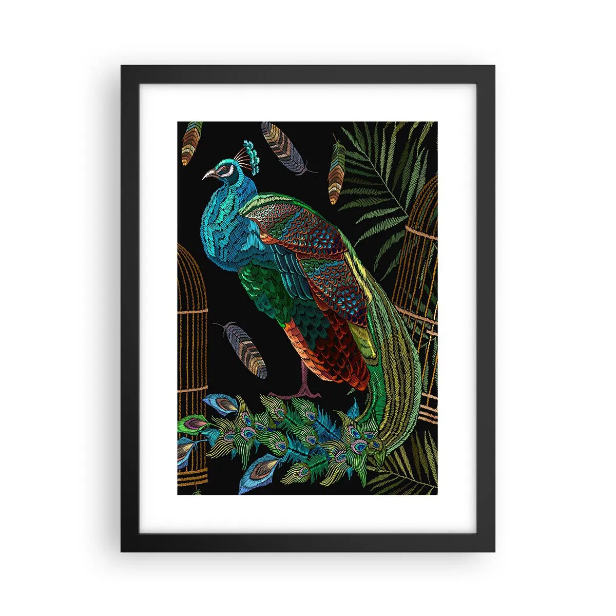 Poster in einem schwarzem Rahmen - In königlichen Gewändern - 30x40 cm