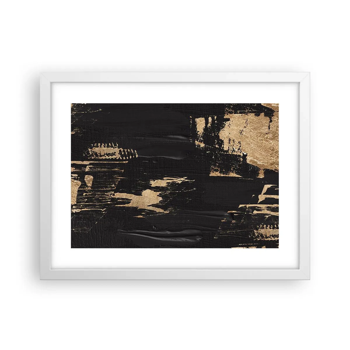 Poster in einem weißen Rahmen - Spur einer Berührung - 40x30 cm