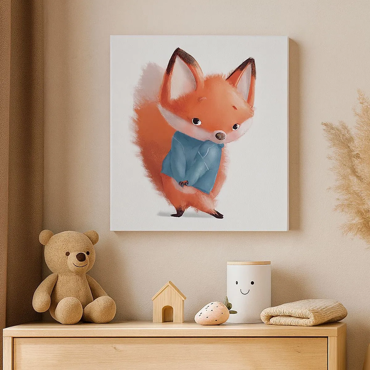 Bild auf Leinwand - Leinwandbild - Steht mir das gut? - 30x30 cm